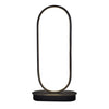 GOMINIMO LED Aluminium Desk Night Lamp Oval Shape (Black)