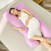 GOMINIMO Pregnancy/Maternity/Nursing Pillow with Pillowcase (Purple) GO-PP-102-BL