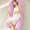 GOMINIMO Pregnancy/Maternity/Nursing Pillow with Pillowcase (Purple) GO-PP-102-BL