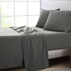 GOMINIMO 4 Pcs Bed Sheet Set 1000 Thread Count Ultra Soft Microfiber - Single (Grey) GO-BS-109-XS