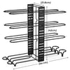 GOMINIMO Adjustable 8 Tier Pots and Pans Organizer with 3 DIY Methods GO-PPO-100-SF