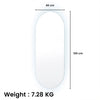 GOMINIMO LED Mirror 1000mm Oval GO-BM-102-JR