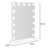 GOMINIMO Hollywood Mirror 15 LED 512*420mm Vertical GO-HW-100-JR