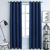 GOMINIMO Blackout Window Curtains for Thermal Insulated Room (Set of 2, W132cm x D160cm, Dark Blue) GO-CNB-102-MM