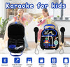 GOMINIMO Kids Portable Karaoke with Two Microphones (Rectangle, Black Robot) GO-KMM-104-HXDW