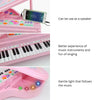 GOMINIMO Kids Electronic Piano Keyboard Toy with Microphone and Chair (Pink) GO-MAT-102-XC