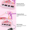 GOMINIMO Kids Piano Keyboard Music Toys (Pink) GO-MAT-106-XC