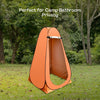 KILIROO Shower Tent with 2 Window (Orange)