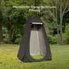 KILIROO Shower Tent with 2 window (Black)