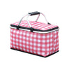 Kiliroo Insulated Picnic Basket 25L, Large Capacity Max Load Up to 15kg, Red