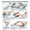 Miraklass Sharpening Stone Set (400/1000+3000/8000 Grit) MK-WS-100-RL