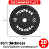 VERPEAK Black Bumper weight plates-Olympic (5kgx2) VP-WP-100-FP / VP-WP-100-LX