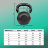 VERPEAK Cast Iron Kettlebell 4kg VP-KB-107-BU