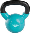 Verpeak Vinyl Kettlebell 6kg Turquoise VP-KB-125-AC