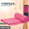 VERPEAK Quick Dry Gym Sport Towel 110*175CM (Dark Pink) VP-QDT-104-JLJD