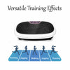 White Mini Vibration Platform - Magnet Therapy Vibrating Machine Exercise Plate