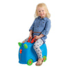 Kiddicare Bon Voyage Kids Ride On Suitcase Luggage Blue