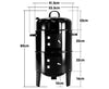 Wallaroo 3-in-1 Charcoal BBQ Smoker