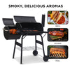 Wallaroo 2-in-1 Outdoor Barbecue Grill & Offset Smoker