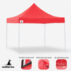 Wallaroo Gazebo Tent Marquee 3x3 PopUp Outdoor  Red