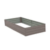 Wallaroo Garden Bed 210 x 90 x 30cm Galvanized Steel - Grey