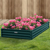 Wallaroo Garden Bed 240 x 120 x 30cm Galvanized Steel - Green