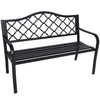 Wallaroo Steel Outdoor Garden Bench - Elegant