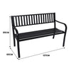 Wallaroo Steel Outdoor Garden Bench - Modern