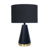 Sarantino Metal Table Lamp in Black and Gold