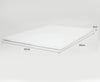 Laura Hill High Density Mattress Foam Topper 5cm - Double