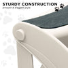 Furtastic 38cm Foldable Pet Stairs Ramp - White