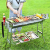 BBQ Grill Barbecue Set Charcoal Kabob Stove Portable Foldable Camping Picnic