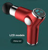 Mini Massage Gun LCD Display Percussion Massager Muscle Relaxing Therapy Deep Tissue AU Red