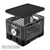 BigAnt Black Cap for Smart Foldable Stackable Crate 25L