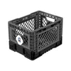 BigAnt Charcoal Smart Foldable Stackable Crate 25L