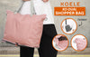 KOELE Pink Shopper Bag Tote Bag Foldable Travel Laptop Grocery KO-DUAL