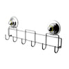 PowerLoc Six Universal Hooks  Removable Suction - Chrome