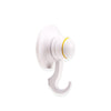 KiahLoc 4PC White 56mm Suction Hook Removable