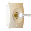 Catchhole Beige Door Stopper Wall Mount Door Stop Adhesive Catch Hole Advanced