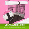 Paw Mate Pink Cage Cover Enclosure for Wire Dog Cage Crate 30in