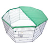 Paw Mate Green Net Cover for Pet Playpen 30in Dog Exercise Enclosure Fence Cage