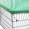 Paw Mate Green Net Cover for Pet Playpen 30in Dog Exercise Enclosure Fence Cage