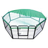 Paw Mate Green Net Cover for Pet Playpen 31in Dog Exercise Enclosure Fence Cage