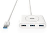 UGREEN USB 3.0 4 Ports Hub White 1M (20283)