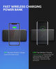 UGreen 10000mAh  Power bank  with 10W QI Wireless Charging Pad - Black 50578