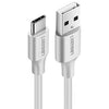 UGREEN 60123 USB 2.0 Type-A to Type-C Male Nickel Plated 2M (White)