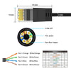 Simplecom CAE610 Ultra Slim Flexible Cat6A UTP Ethernet Cable 10Gbps 1M