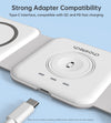 CHOETECH T588-F-WH 3-in-1 Foldable Fast Wireless Charger for Phone/Watch/Earphone