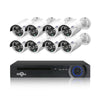 Hiseeu H5NVR-P8-624P 8CH 4MP PoE CCTV System (2TB HDD)