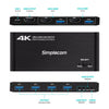 Simplecom KM420 2-Port HDMI KVM Switch HDMI 2.0 4K@60Hz 4-Port USB 3.0 Hub 5Gbps